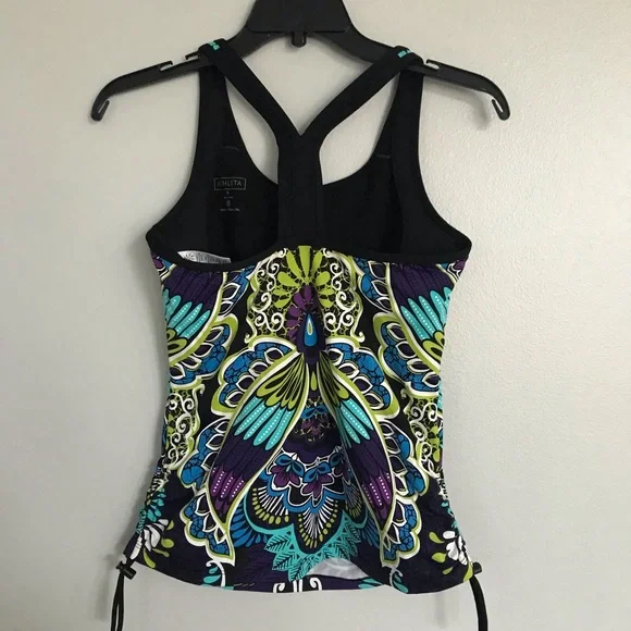 Athleta Ready To Run Rapanui Tankini Swim - Picture 3 of 8